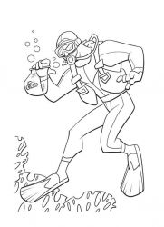 plansa de colorat finding nemo #15