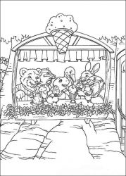 plansa de colorat franklin the turtle #14