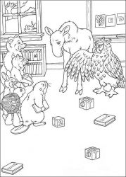 plansa de colorat franklin the turtle #15