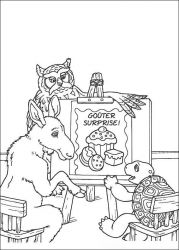 plansa de colorat franklin the turtle #16