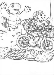 plansa de colorat franklin the turtle #15