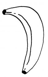 plansa de colorat fructe #1