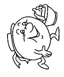 plansa de colorat fructe #5