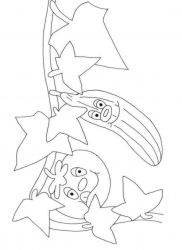 plansa de colorat fructe #14