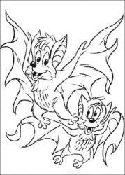 plansa de colorat hallowen #4