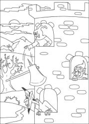 plansa de colorat hallowen #17