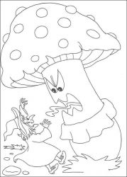 plansa de colorat hallowen #16