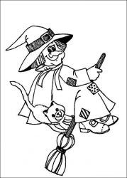 plansa de colorat hallowen #20