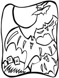 plansa de colorat hallowen #7