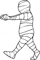 plansa de colorat hallowen #19