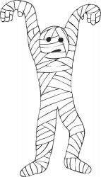 plansa de colorat hallowen #20