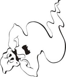 plansa de colorat hallowen #16