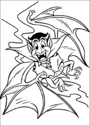 plansa de colorat hallowen #17