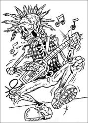 plansa de colorat hallowen #18