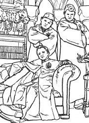 plansa de colorat harry potter camera secretelor #18