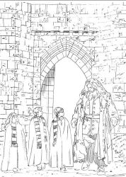 plansa de colorat harry potter #14