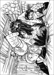 plansa de colorat harry potter #18