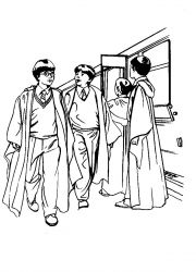 plansa de colorat harry potter prizonierul din azkaban #1