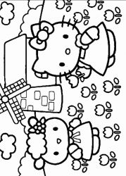 Planse De Colorat Cu Hello Kitty Desene De Colorat Cu Hello Kitty Hello Kitty De Colorat