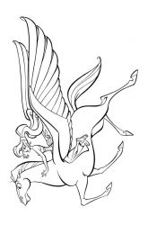 plansa de colorat hercule #3