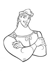 plansa de colorat hercule #18