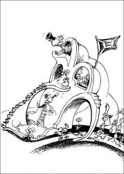 plansa de colorat horton #10