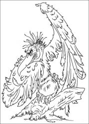 plansa de colorat horton #12