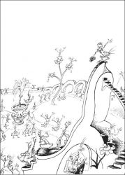 plansa de colorat horton #19