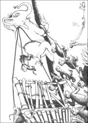 plansa de colorat horton #1