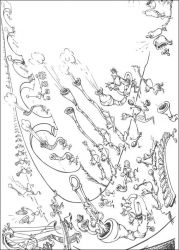 plansa de colorat horton #2