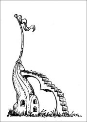 plansa de colorat horton #6