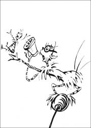 plansa de colorat horton #7