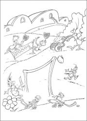 plansa de colorat horton #20