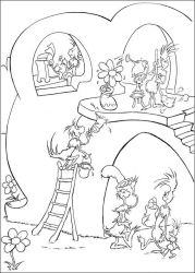 plansa de colorat horton #1