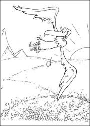 plansa de colorat horton #3