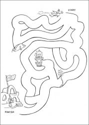 plansa de colorat horton #10