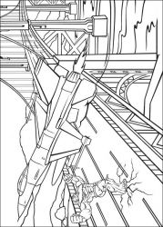 plansa de colorat hulk #15