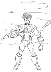 plansa de colorat hulk #9