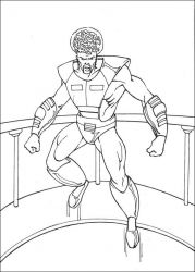 plansa de colorat hulk #16