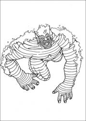 plansa de colorat hulk #8