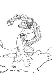 plansa de colorat hulk #12