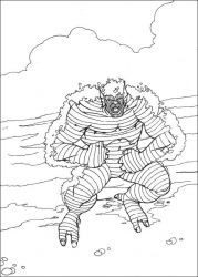 plansa de colorat hulk #9