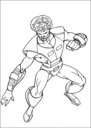 plansa de colorat hulk #18