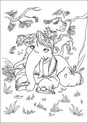 plansa de colorat ice age continental drift #8