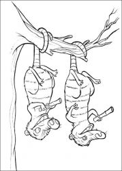 plansa de colorat ice age #12