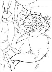 plansa de colorat ice age #8