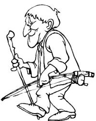 plansa de colorat indieni #3