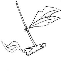 plansa de colorat indieni #8