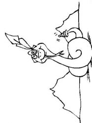 plansa de colorat indieni #18