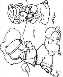 plansa de colorat ingerasi #5